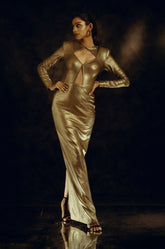 Sculpted Cut Out Gown