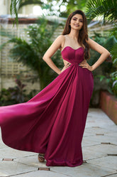 Majenta Cut Out Gown